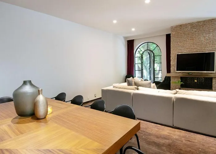Appartement 6br House In Amsterdam Street Near Parque Mexico