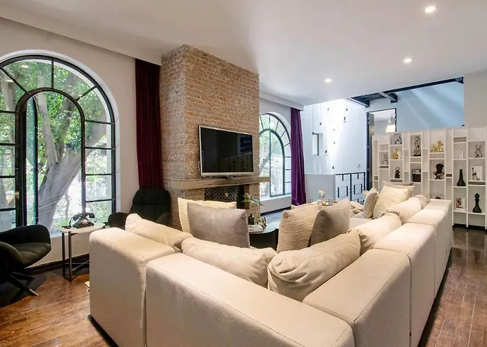 6br House In Amsterdam Street Near Parque Appartement Mexico